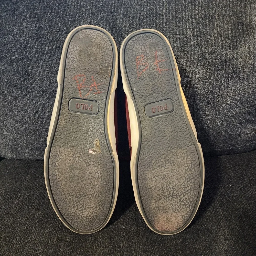 Polo Ralph Lauren Mens Faxon Low Lace Up Shoes Size 10D Preppy Sneakers‎